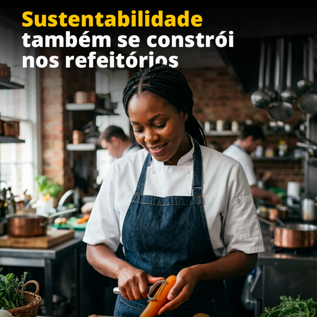 Sustentabilidade também se constrói nos refeitórios.