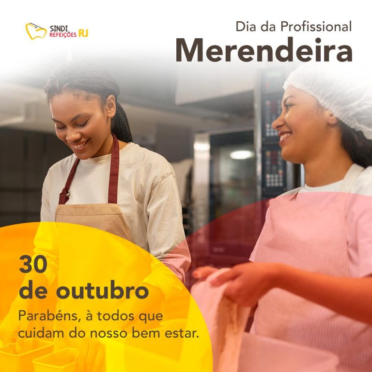 Dia 30 de Outubro – Dia da Merendeira